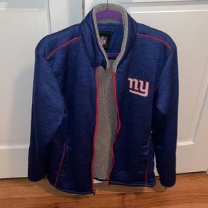 New York Giants fleece lined jacket